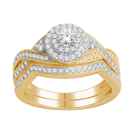 10K 0.75CT D-LADIES RINGS