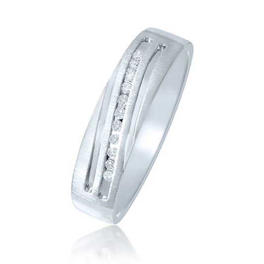 10K 0.05-0.06CT D-LADIES BANDS