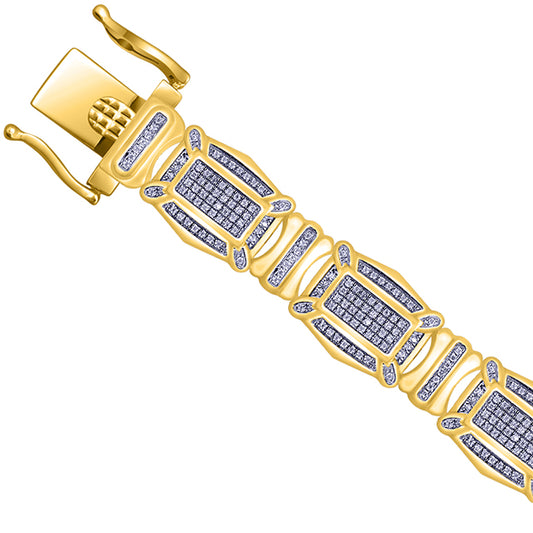 10K 1.29-1.59CT D-BRACELET