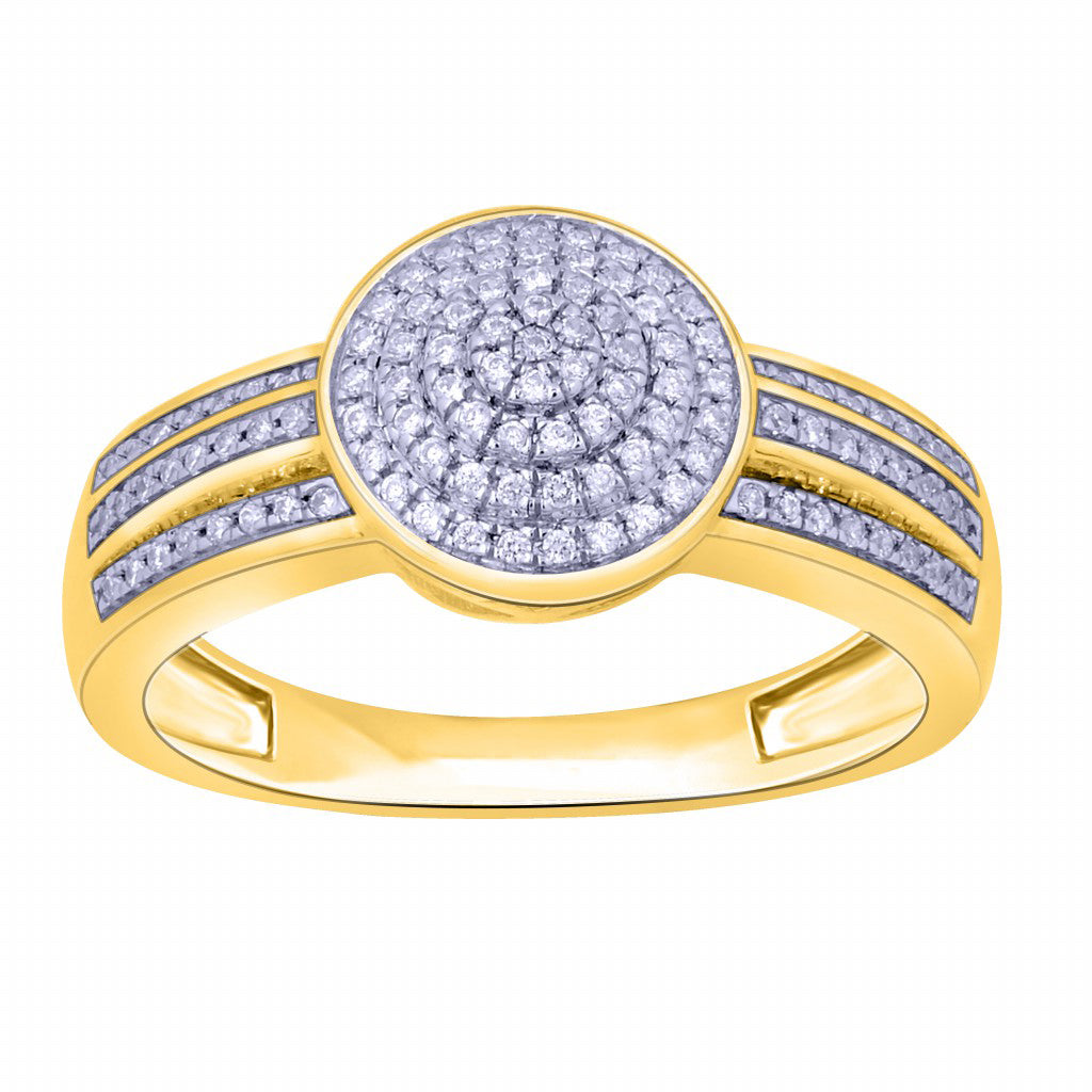 10K 0.22-0.24CT D-LADIES RINGS