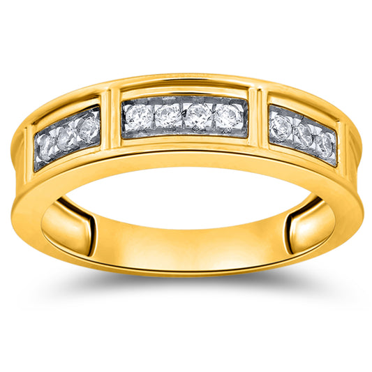 10K 0.23-0.27CT D-MENS BANDS