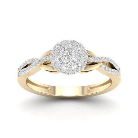 14K 0.25CT D-LADIES RINGS