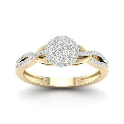14K 0.25CT D-LADIES RINGS