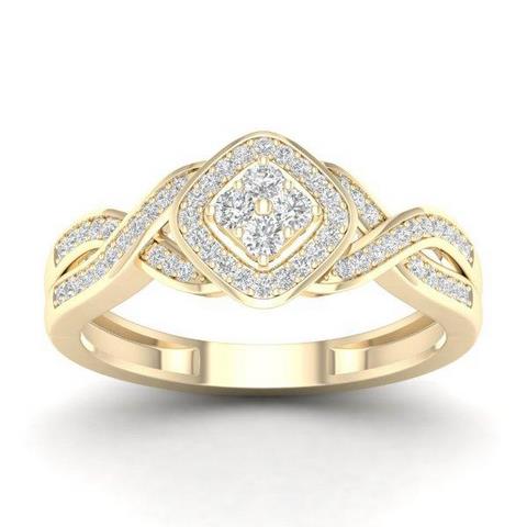 14K 0.25CT D-LADIES RINGS