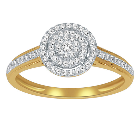 10K 0.23-0.24CT D-LADIES RINGS