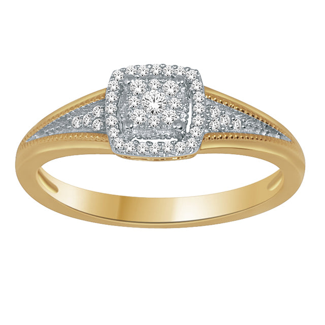 10K 0.15CT D-LADIES RINGS