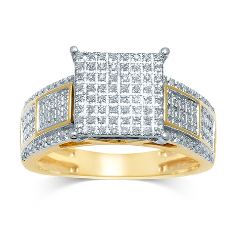 10K 0.31-0.36CT D-LADIES RINGS