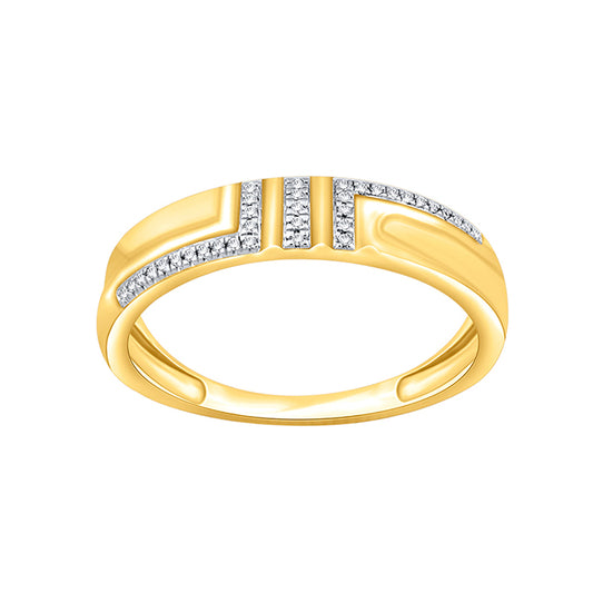10K 0.07-0.09CT D-MENS BANDS