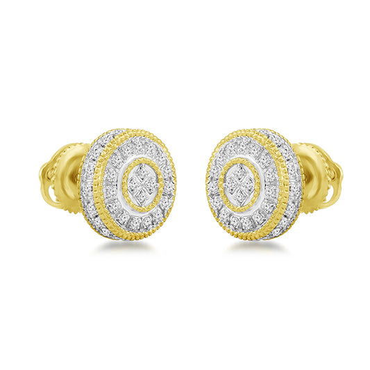 10K 0.20-0.22CT D-EARRINGS
