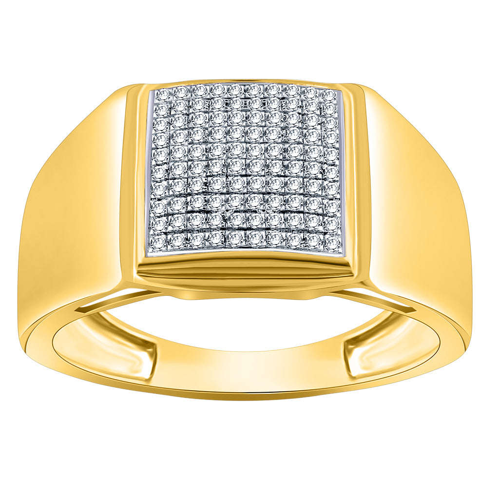10K 0.15-0.22CT D-MICROPAVE RINGS