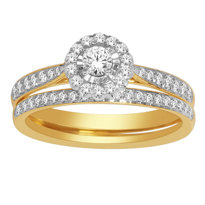 10K 0.50CT D-LADIES RINGS