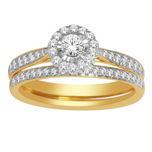 10K 0.50CT D-LADIES RINGS