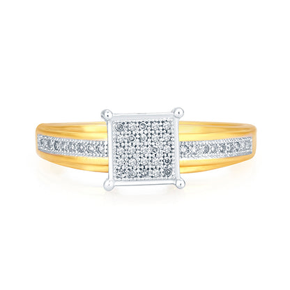 10K 0.15CT D-LADIES MICROPAVE RING