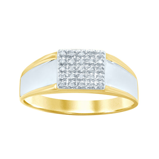 10K 0.11-0.13CT D-MENS RING