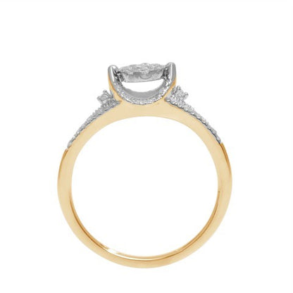 10K 0.33CT D-LADIES RINGS