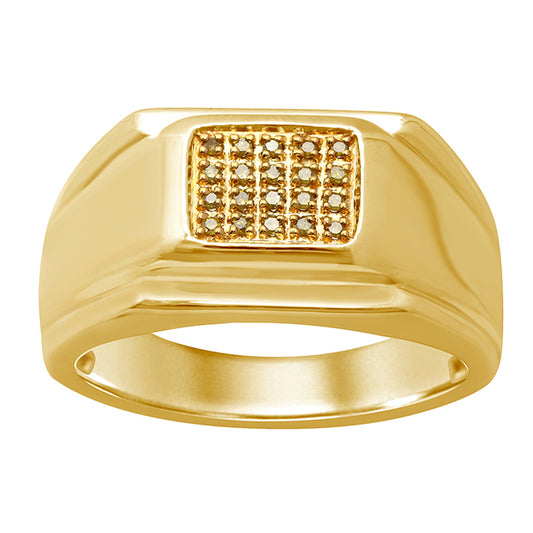 10K 0.10-0.12CT D-DARK POLISH RING
