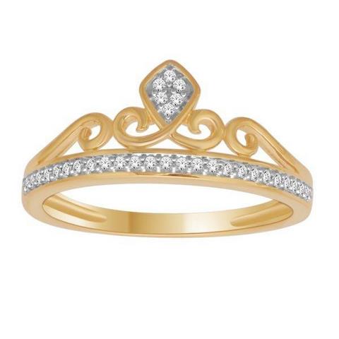 10K 0.10CT D-LADIES RINGS