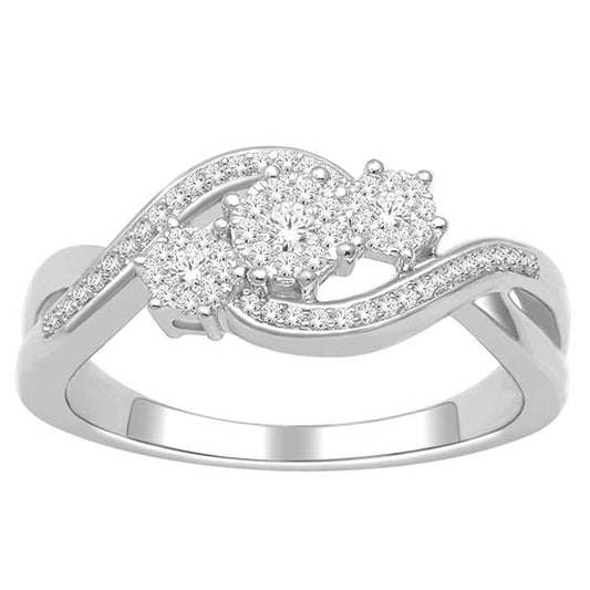 10K 0.25CT D-LADIES RINGS