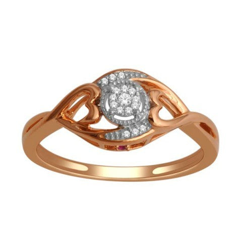 10K 0.05-0.06CT D-LADIES RINGS