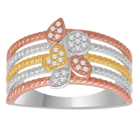 10K 0.10CT D-LADIES RINGS