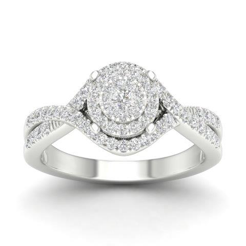 10K 0.45CT D-LADIES RINGS