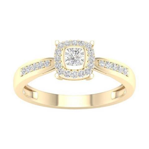 10K 0.10CT D-LADIES RINGS