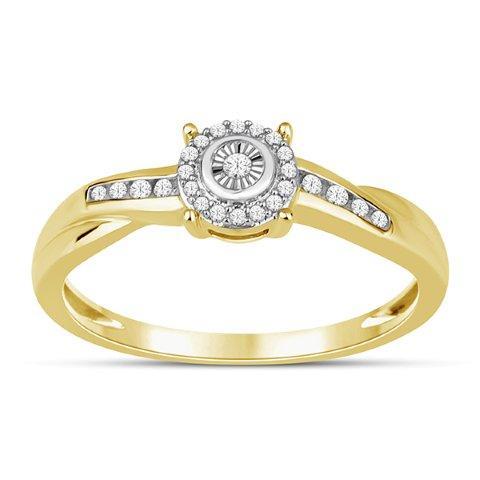 10K 0.10CT D-LADIES RINGS