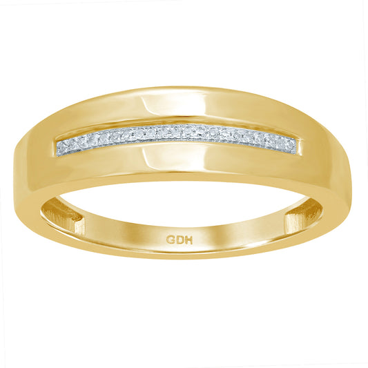 10K 0.04CT D-MENS BAND
