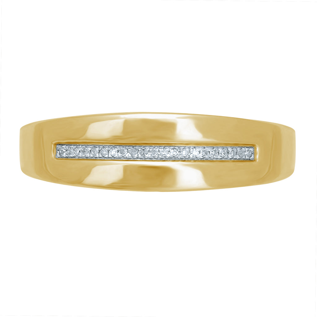 10K 0.04CT D-MENS BAND
