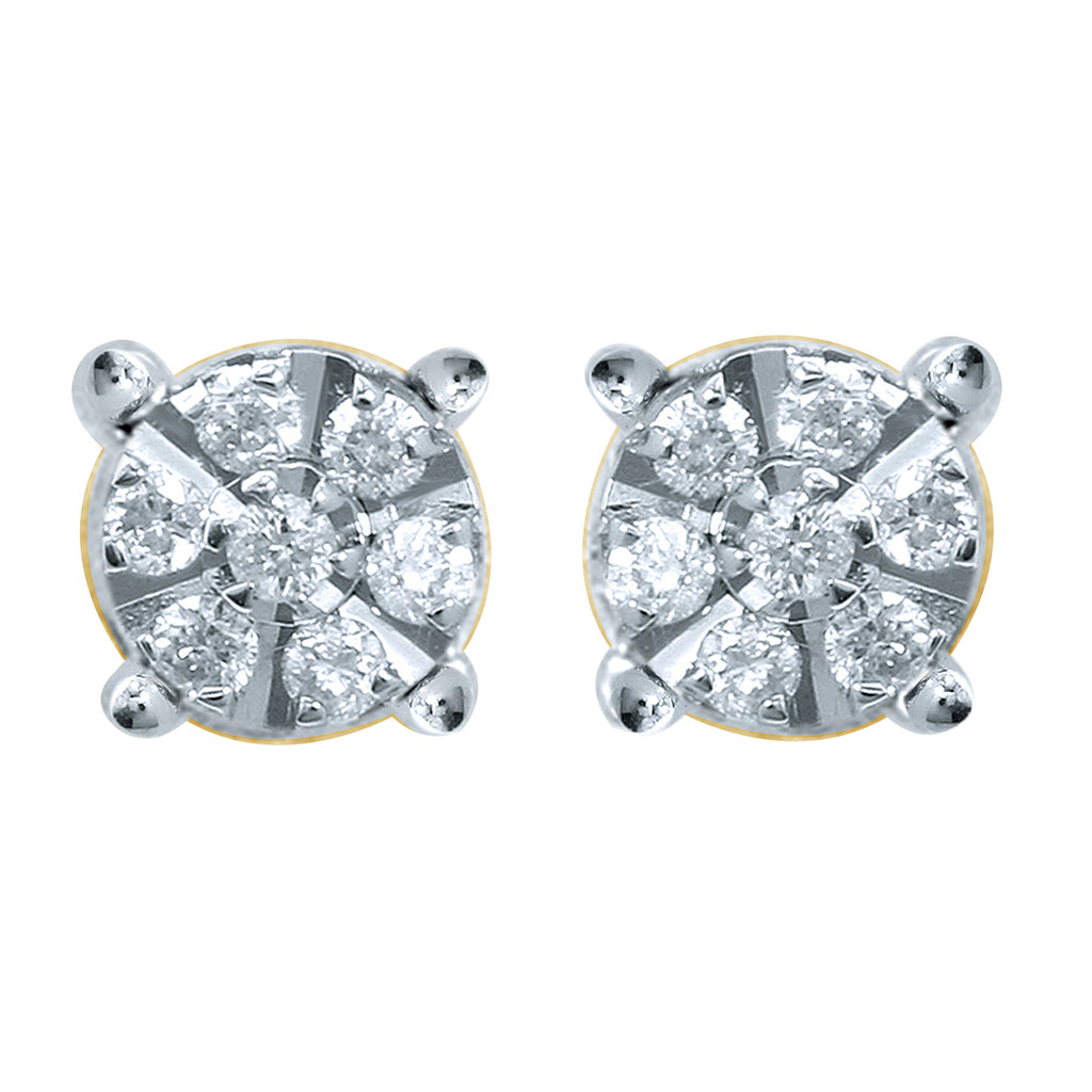 10K 0.05-0.06CT D-EARRING