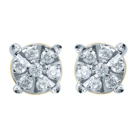 10K 0.05-0.06CT D-EARRING