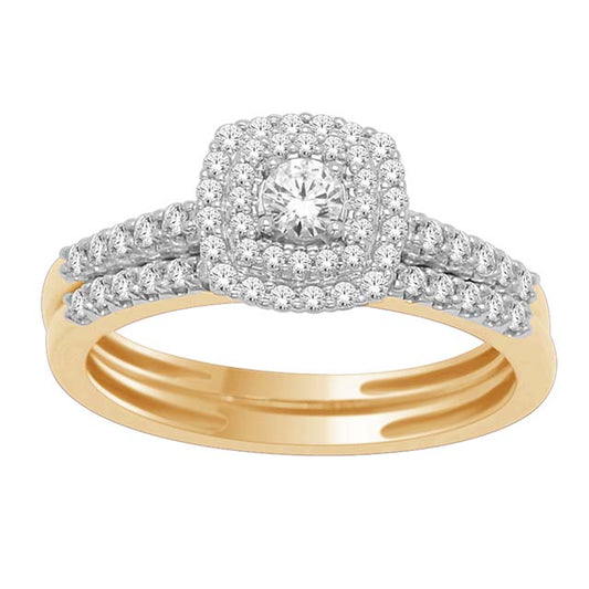 14K 0.50CT D-LADIES RINGS
