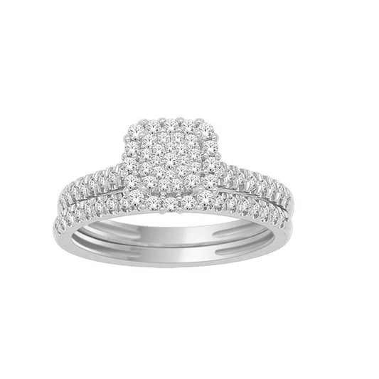 10K 0.50CT D-BRIDAL SET RDS