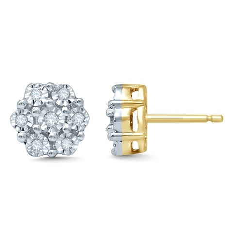 10K 0.08-0.10CT D-EARRINGS