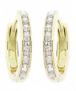 10K 0.09- 0.12CT D-HOOPS