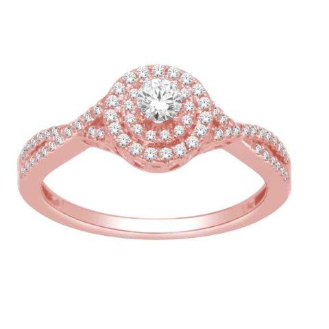 10K 0.41CT D-LADIES RINGS