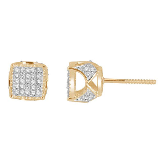 10K 0.33CT D-EARRING