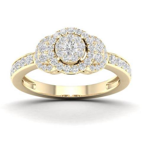 10K 0.50CT D-RING LDS RDS