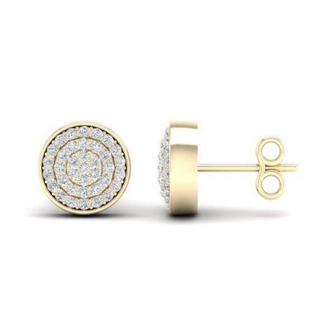 10K 0.20CT D-EARRING